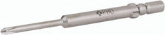 Wera - 4mm Drive #0 Point Precision Phillips Bit - USA Tool & Supply