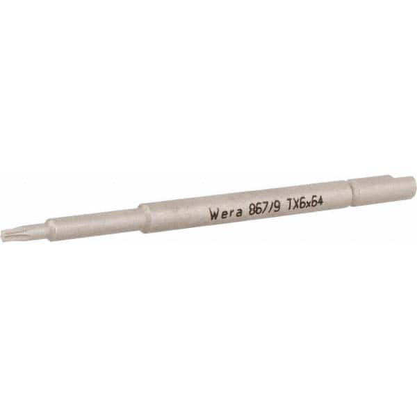 Wera - 4mm Drive Precision Torx Precision Bit - USA Tool & Supply