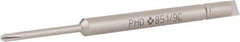 Wera - 4mm Drive, #0 Phillips Screwdriver Bit - 2-1/2" OAL - USA Tool & Supply