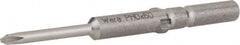 Wera - 5mm Drive #0 Point Precision Phillips Bit - USA Tool & Supply