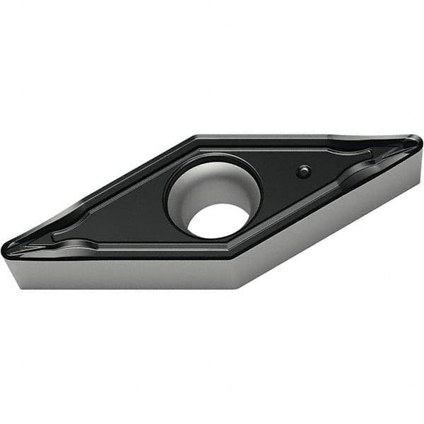 Walter - VCMT332 FP4 Grade WPP20S Carbide Turning Insert - TiCN/Al2O3/TiN Finish, 35° Diamond, 3/8" Inscr Circle, 3/16" Thick, 1/32" Corner Radius - USA Tool & Supply