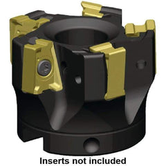 Kennametal - 4 Inserts, 40mm Cut Diam, 15.5mm Max Depth of Cut, Indexable Square-Shoulder Face Mill - 0° Lead Angle, 40mm High, LNGU15T608SRGE Insert Compatibility, Series MILL 4-15 - USA Tool & Supply