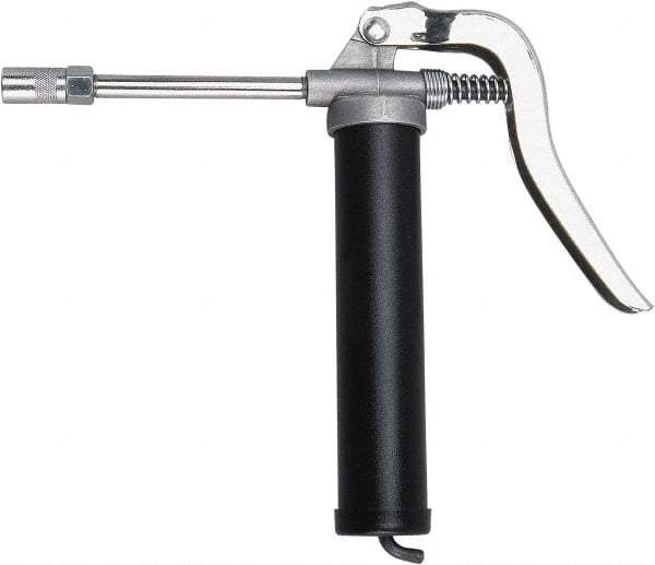 PRO-LUBE - 3,000 Max psi, Rigid Pistol Grease Gun - 3 oz Capacity, 1/8 Thread Outlet, 67 Strokes per oz, Cartridge Fill - USA Tool & Supply