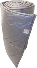 Singer Safety - 50' Long x 48" Wide, Fiberglass Roll - ASTM E-84 Specification, Metallic Gray - USA Tool & Supply