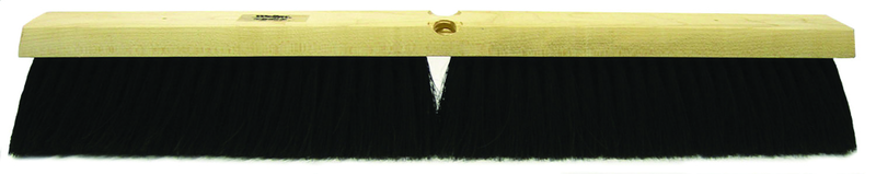 24" Black Tampico Coarse Sweeping - Broom Without Handle - USA Tool & Supply