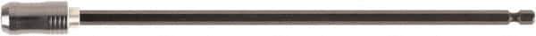 Wiha - 1/4" Insert, Hex Drive Bit Adapter - Magnetic, Quick Release, 9" OAL - USA Tool & Supply