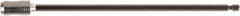 Wiha - 1/4" Insert, Hex Drive Bit Adapter - Magnetic, Quick Release, 9" OAL - USA Tool & Supply