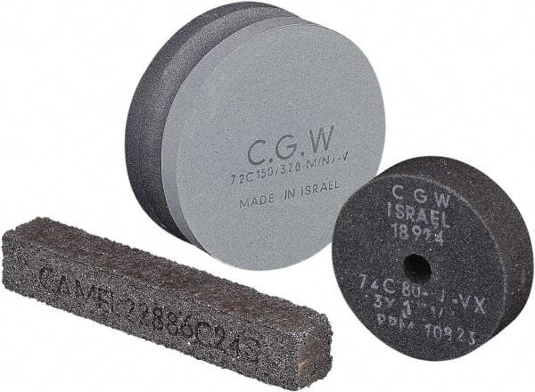 Camel Grinding Wheels - 24 Grit Silicon Carbide Rectangular Dressing Stick - 6 x 1 x 1, Coarse Grade, Vitrified Bond - USA Tool & Supply