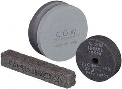 Camel Grinding Wheels - 24 Grit Silicon Carbide Rectangular Dressing Stick - 6 x 1 x 1, Coarse Grade, Vitrified Bond - USA Tool & Supply