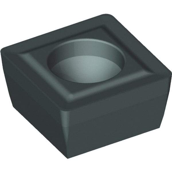 Kennametal - SPPX120408 FP Grade KCU25 Carbide Indexable Drill Insert - TiCN/Al2O3 Finish, Square, 1/2" Inscribed Circle - USA Tool & Supply