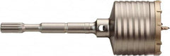 Milwaukee Tool - 4" Diam, Spline Shank, Carbide-Tipped Rotary & Hammer Drill Bit - USA Tool & Supply