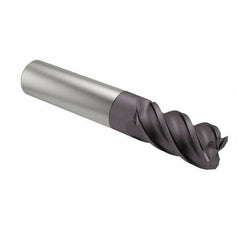 M.A. Ford - 1/2", 4 Flute, Single End, Solid Carbide, 0.06" Corner Radius End Mill - 3" OAL, 35/38° Helix, Right Hand Flute, 1-1/4" LOC, Right Hand Cut - USA Tool & Supply