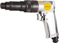 Value Collection - 1/4" Bit Holder, 1,800 RPM, Pistol Grip Handle Air Screwdriver - 2-1/2 to 5.8 Ft/Lb Torque, 1/4" Inlet, 4 CFM - USA Tool & Supply