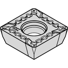 Kennametal - SDPT43 Grade KCPM20 Carbide Milling Insert - TiN/MT/TiCN/Al2O3 Finish, 3/16" Thick, 1/2" Inscribed Circle, 1/32" Corner Radius - USA Tool & Supply