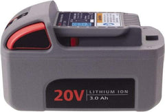 Ingersoll-Rand - 20 Volt Lithium-Ion Power Tool Battery - 3 Ahr Capacity, 55 min Charge Time, Series IQV20 - USA Tool & Supply