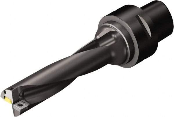 Sandvik Coromant - 84mm Max Drill Depth, 4xD, 21mm Diam, Indexable Insert Drill - C6 Coromant Shank - USA Tool & Supply