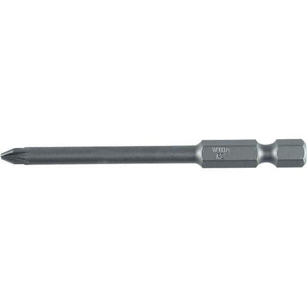 Wiha - PZ.1 Power Bit - 1/4" Drive, 2-3/4" OAL - USA Tool & Supply