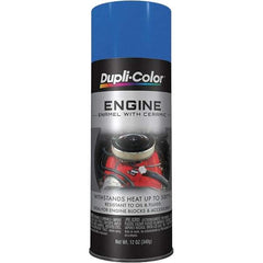 Krylon - 12 oz Old Ford Blue Automotive Heat Resistant Paint - High Gloss Finish, Comes in Aerosol Can - USA Tool & Supply