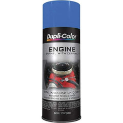 Krylon - 12 oz Ford Blue Automotive Heat Resistant Paint - High Gloss Finish, Comes in Aerosol Can - USA Tool & Supply