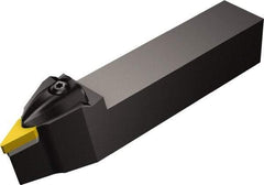 Sandvik Coromant - DVVNN, Neutral Cut, 17.5° Lead Angle, 38.1mm Shank Height x 38.1mm Shank Width, Negative Rake Indexable Turning Toolholder - 152.4mm OAL, VNMG 16 04 08, VNMG 332 Insert Compatibility, Series T-Max P - USA Tool & Supply