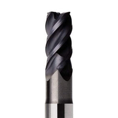 Seco - 16mm, 4 Flute, Single End, Solid Carbide, 0.4mm Corner Radius End Mill - 100mm OAL, 44° Helix, Right Hand Flute, 32mm LOC, Right Hand Cut, 45mm Extended Reach - USA Tool & Supply