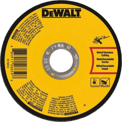 DeWALT - 7" 60 Grit Aluminum Oxide Cutoff Wheel - 0.045" Thick, 7/8" Arbor, 8,700 Max RPM, Use with Angle Grinders - USA Tool & Supply