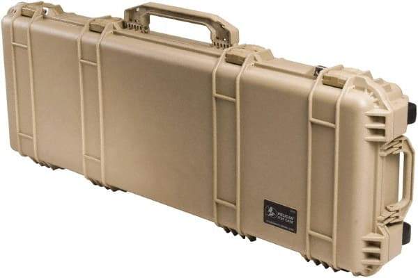 Pelican Products, Inc. - 16" Wide x 6-1/8" High, Long Gun Case - Tan, Polyethylene - USA Tool & Supply
