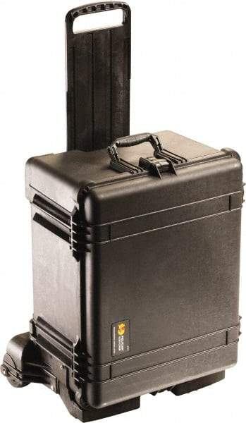 Pelican Products, Inc. - 23-1/4" Wide x 27" High, Clamshell Hard Case - Black, Polypropylene - USA Tool & Supply