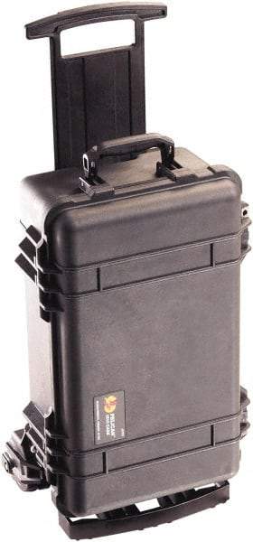 Pelican Products, Inc. - 24-1/4" Wide x 11-3/4" High, Clamshell Hard Case - Black, Polypropylene - USA Tool & Supply