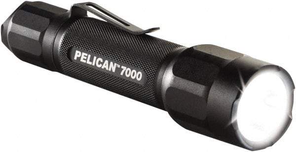 Pelican Products, Inc. - White LED Bulb, 774 Lumens, Industrial/Tactical Flashlight - Black Aluminum Body, 2 CR123 Alkaline Batteries Included - USA Tool & Supply