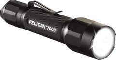 Pelican Products, Inc. - White LED Bulb, 774 Lumens, Industrial/Tactical Flashlight - Black Aluminum Body, 2 CR123 Alkaline Batteries Included - USA Tool & Supply