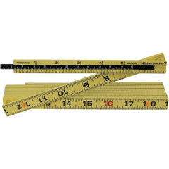 Wiha - Folding Rules Overall Length (Feet): 6.00 Graduation (Inch): 1/16 - USA Tool & Supply
