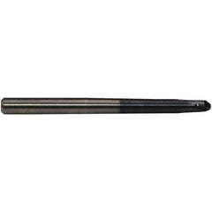 Emuge - 12mm Diam, 9mm LOC, 2 Flute Solid Carbide Ball End Mill - TiAlN Finish, Single End, 120mm OAL, 12mm Shank Diam, Ball Flute - USA Tool & Supply