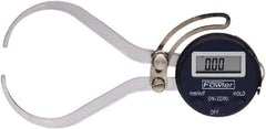 Fowler - 0 to 150mm Range, 0.3mm Resolution, Electronic Caliper - Steel with 1.56" Steel Jaws, 0.3mm Accuracy - USA Tool & Supply