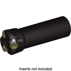Kennametal - 1" Cutting Diam, 1-1/4" Shank Diam, 1-1/2" Max Depth of Cut, Straight Shank Indexable Copy End Mill - 3 Inserts, RNGN120400 Insert, KCRA150RN4303C125L400 Toolholder, Steel - USA Tool & Supply