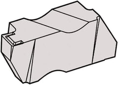 Kennametal - 2NG K Grade KCU25, 0.5mm Cutting Width Carbide Grooving Insert - 0.025" Max Depth of Cut, Left Hand, 0.089mm Corner Radius, AlTiN Finish - USA Tool & Supply
