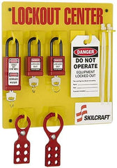 Ability One - Equipped Lockout Device & Tag Station - USA Tool & Supply
