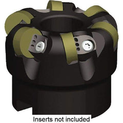 Kennametal - 50mm Cut Diam, 1/4" Max Depth, 22mm Arbor Hole, 6 Inserts, RNGN120400 Insert Style, Indexable Copy Face Mill - KCRA Cutter Style, 23,700 Max RPM, 40mm High, Series KCRA - USA Tool & Supply