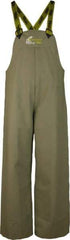 Viking - Size S, Green, Chemical, Rain, Wind Resistant Bib Overall - 1 Pocket - USA Tool & Supply