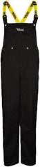 Viking - Size M, Black, Rain, Wind Resistant Bib Overall - No Pockets - USA Tool & Supply
