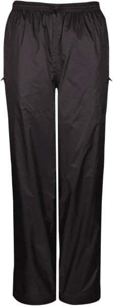 Viking - Size L, Black, Rain, Wind Resistant Pants - 2 Pockets - USA Tool & Supply