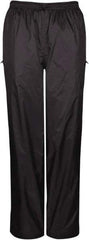Viking - Size 2XL, Black, Rain, Wind Resistant Pants - 2 Pockets - USA Tool & Supply