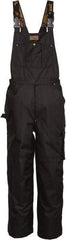 Viking - Size M, Black, Rain, Wind Resistant Bib Overall - No Pockets - USA Tool & Supply