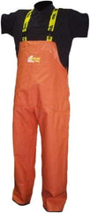 Viking - Size S, Orange, Rain, Wind Resistant Bib Overall - No Pockets - USA Tool & Supply