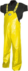 Viking - Size 3XL, Yellow, Chemical, Rain, Wind Resistant Bib Overall - No Pockets - USA Tool & Supply