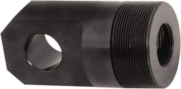 Value Collection - 3/4 Thread, Hydraulic Cylinder Clevis Eye - 1-11/16" Diam, 3.15" OAL - USA Tool & Supply