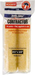 Wooster Brush - 3/8" Nap, 6-1/2" Wide Paint Mini Roller - Medium Texture, Knitted - USA Tool & Supply