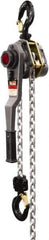 Jet - 6,000 Lb Lifting Capacity, 20' Lift Height, Lever with Overload Protection Hoist - Made from Chain - USA Tool & Supply