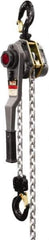 Jet - 6,000 Lb Lifting Capacity, 10' Lift Height, Lever with Overload Protection Hoist - Made from Chain - USA Tool & Supply
