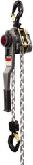 Jet - 6,000 Lb Lifting Capacity, 5' Lift Height, Lever with Overload Protection Hoist - Made from Chain - USA Tool & Supply